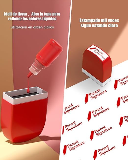 Juego de 8 sellos para maestros Sello de Oficina Motivacionales ideal para Calificar Suministros en el Aula