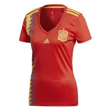 Jersey Original dama Adidas de la Selección España Mundial BR2716.