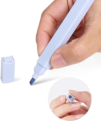 A Taicols Marcadores de punta de pincel, rotuladores de doble punta, 6 colores, rotuladores de texto de doble cabeza, rotuladores de escritura, rotuladores fluorescentes para álbum de fotos de bricolaje.