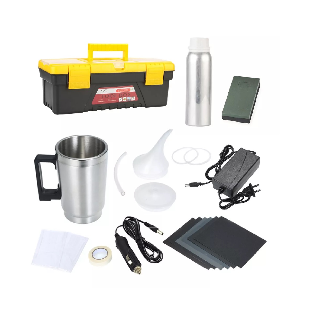 Kit De Restauración Y Pulido De Faros De Automóviles De Auto.