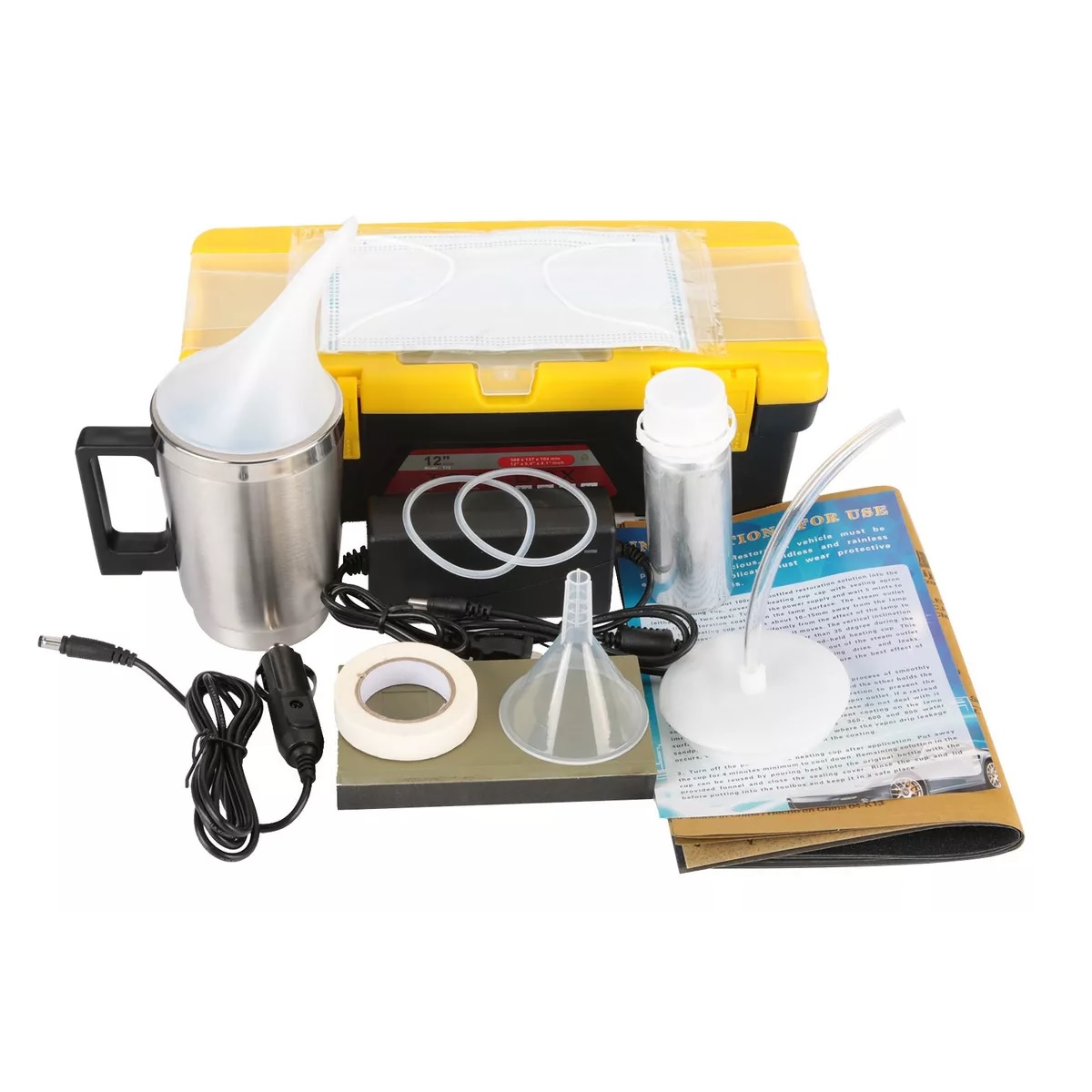 Kit De Restauración Y Pulido De Faros De Automóviles De Auto.
