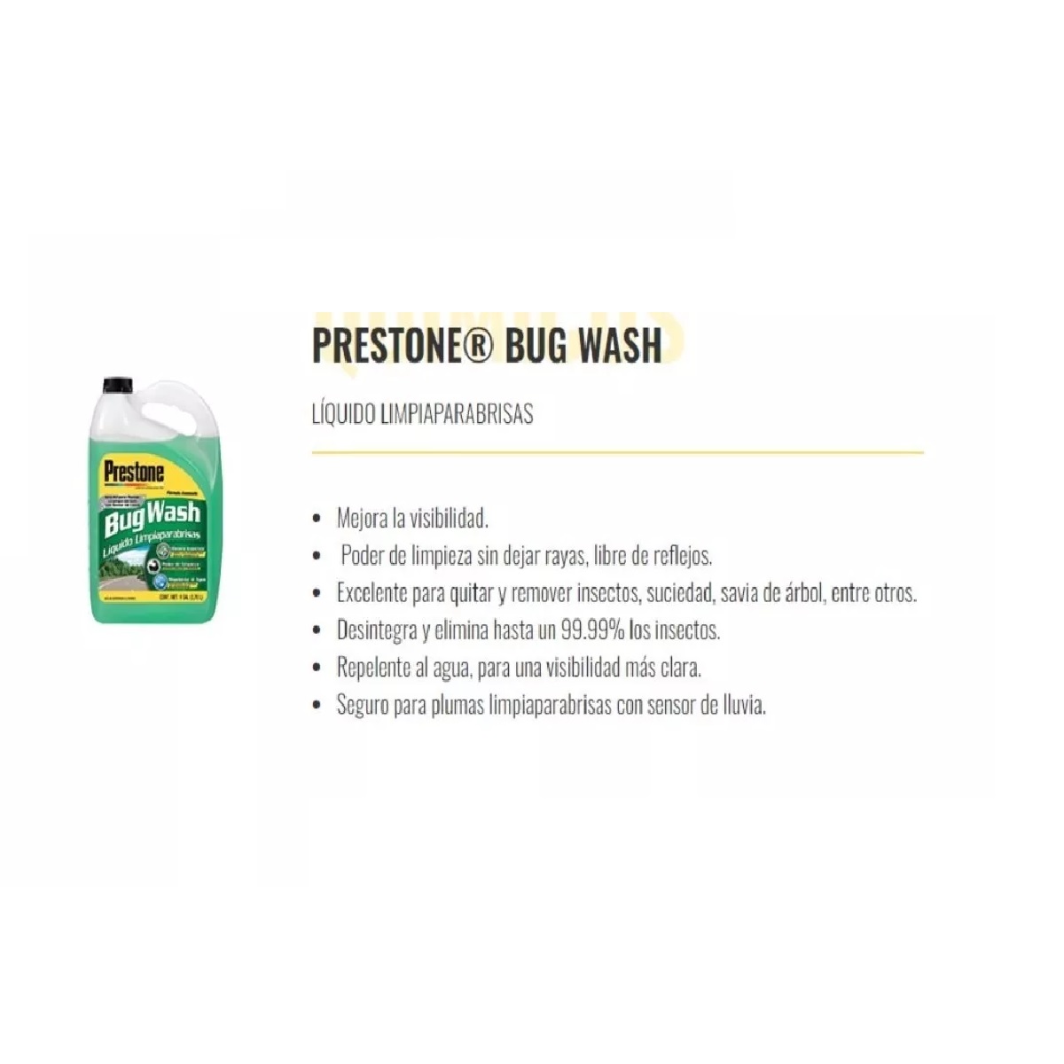 Líquido Limpiaparabrisas 3.78 L (1 Galón).
