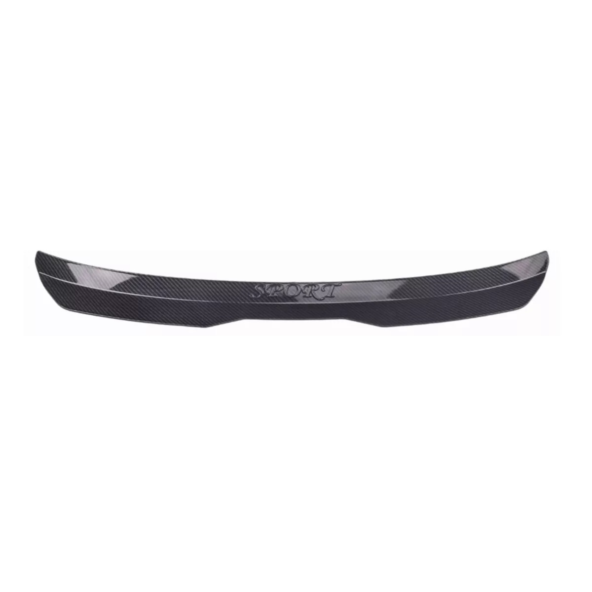 Cola De Pato Negro Brilloso Aleron Hatchback Deportivo Abs.