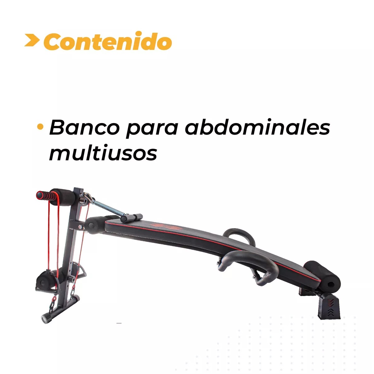 Banco Abdominales Multifuncional Musculación Alta Calidad.