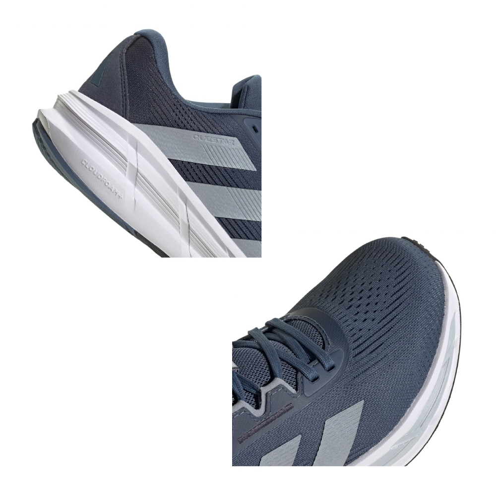 Tenis Deportivo Adidas Questar 3M Azul-Hombre ID3699.