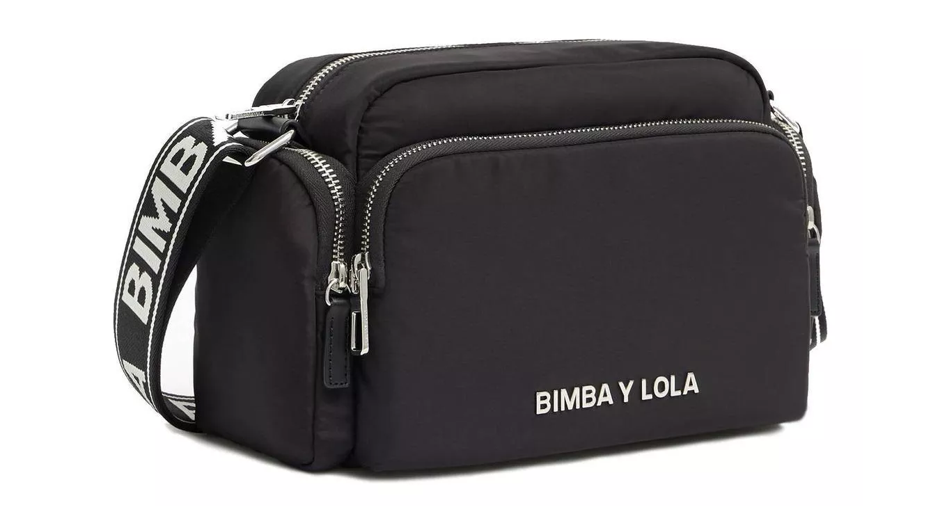 M Bolsa bandolera Bimba y Lola Olympia Collection Bolso bandolera M nylon color negro.