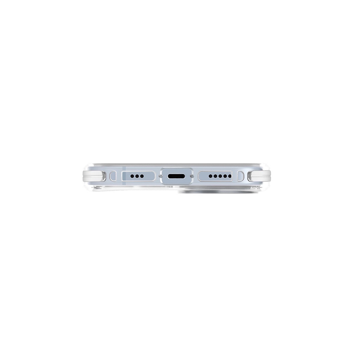 Funda Híbrida Para iPhone 15 Combat Transparente/blanco Uniq.