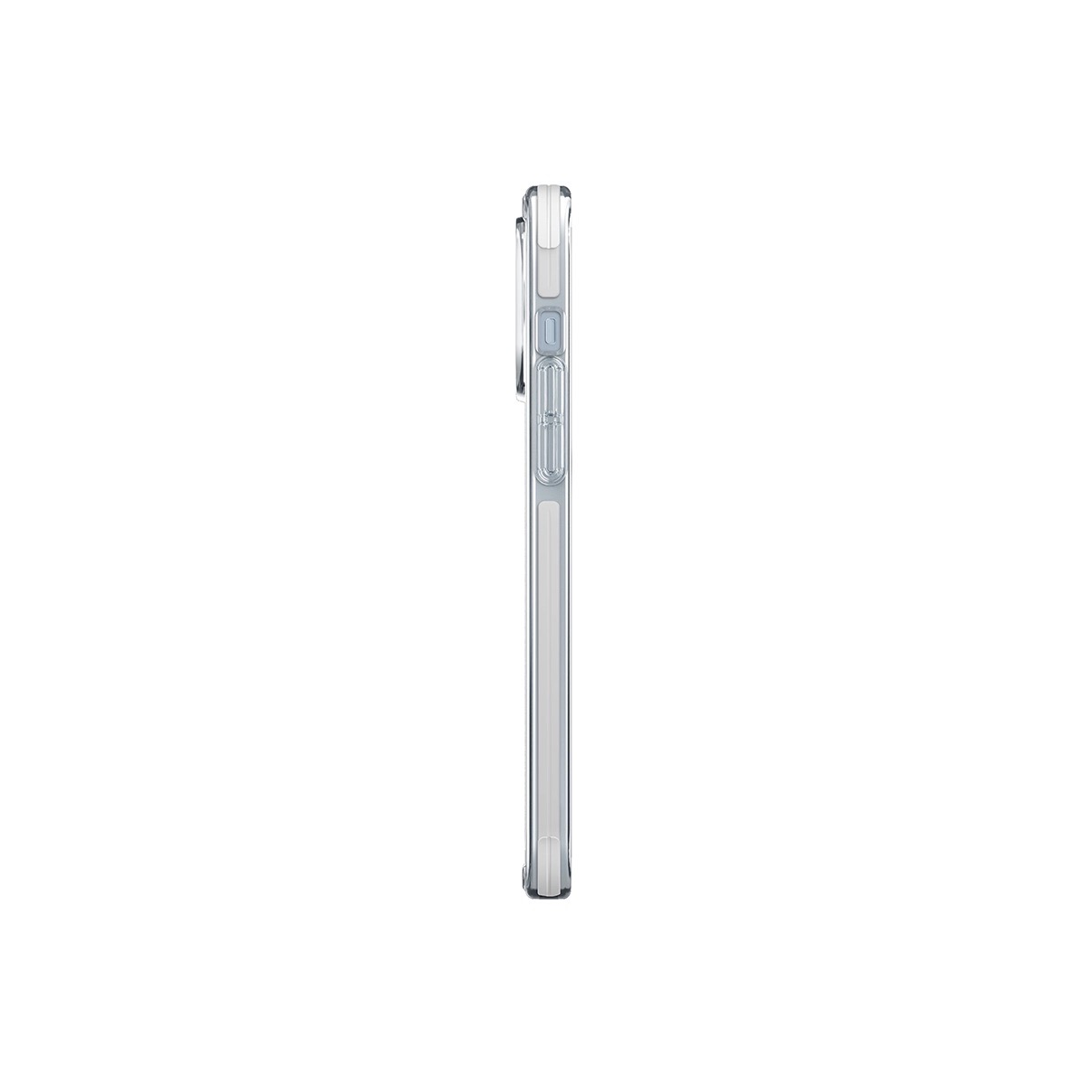 Funda Híbrida Para iPhone 15 Combat Transparente/blanco Uniq.
