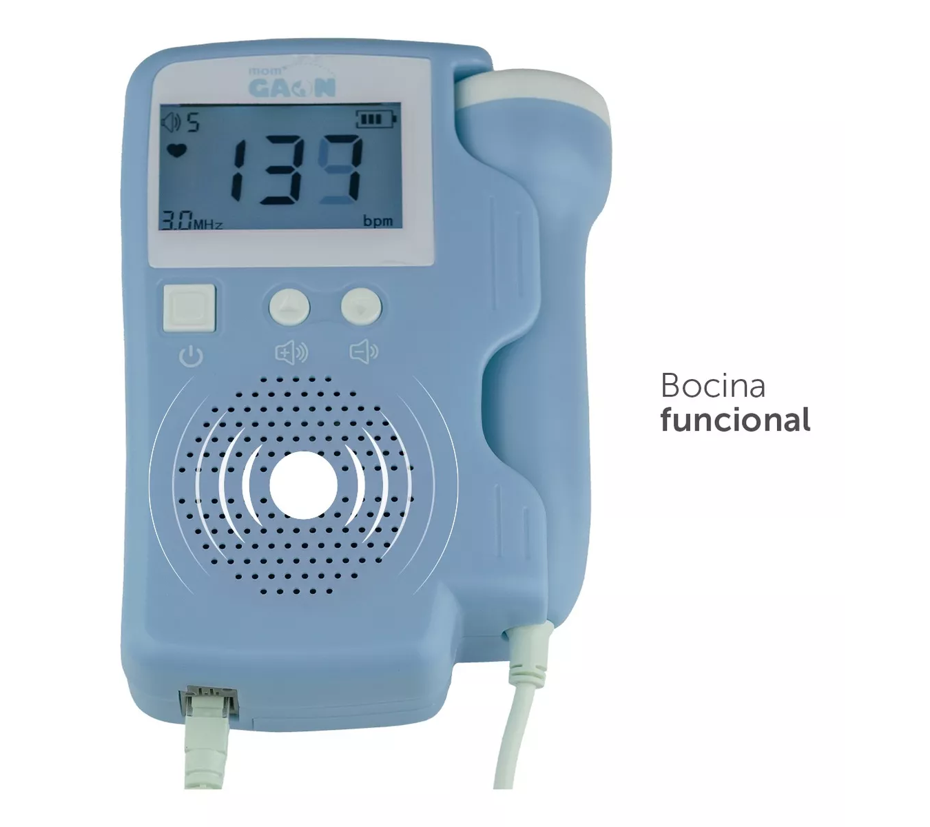 M Ultrasonido Portatil Doppler Fetal Oye Latidos De Tu Bebe.