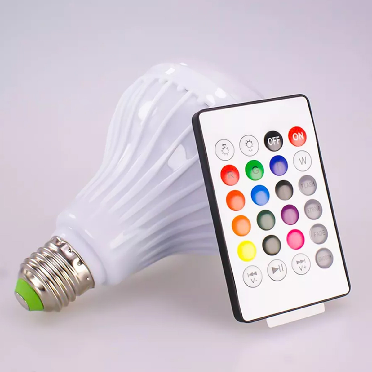 FOCO RGB CON CONTROL DE COLORES Y BOCINA BLUETOOTH