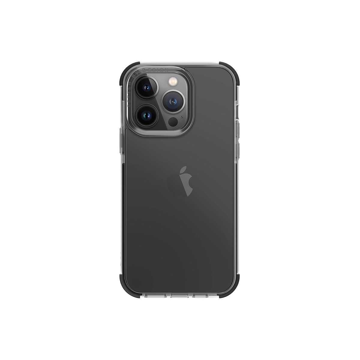 Funda Híbrida iPhone 14 Pro Combat Transparente/Negro Uniq.