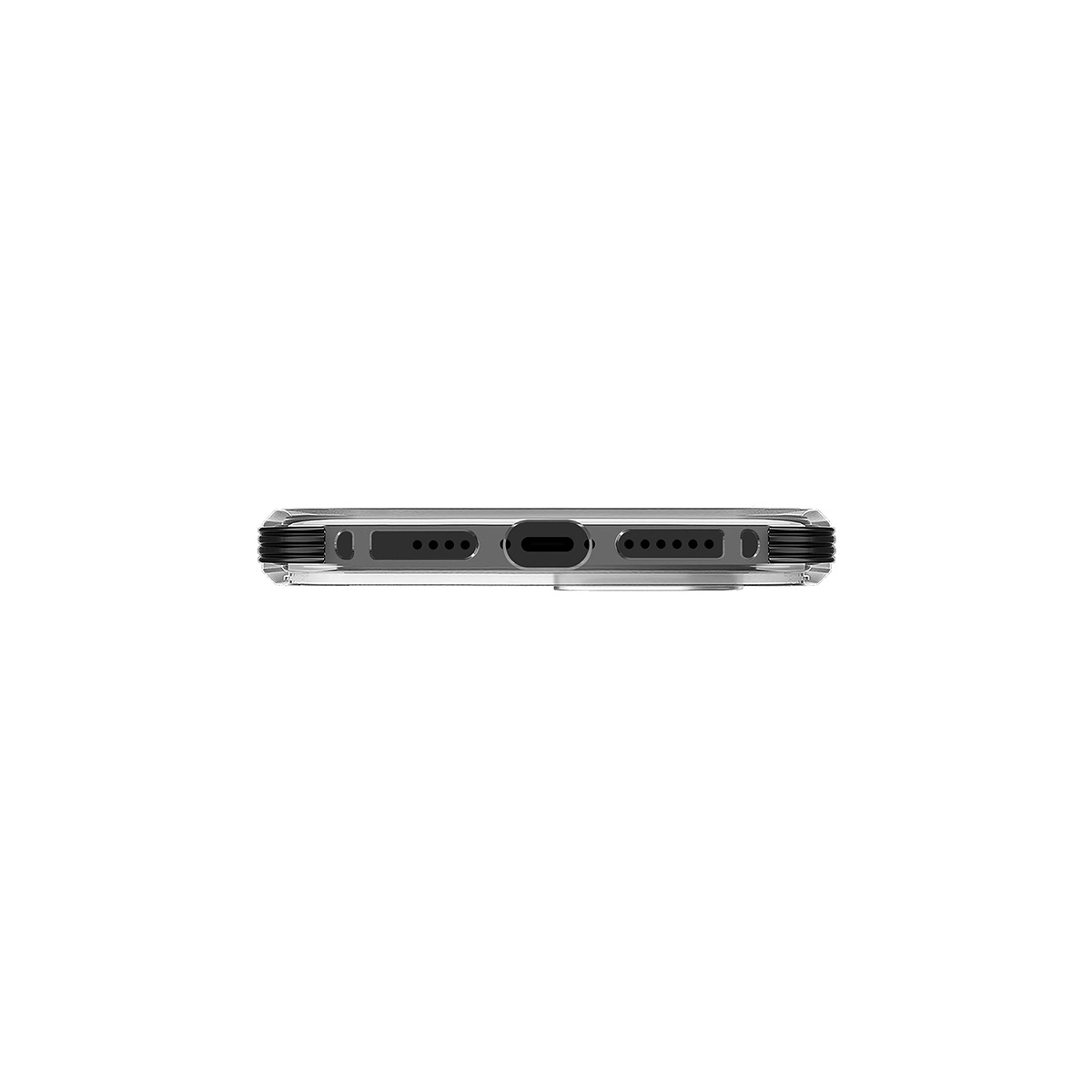 Funda Híbrida iPhone 14 Pro Combat Transparente/Negro Uniq.