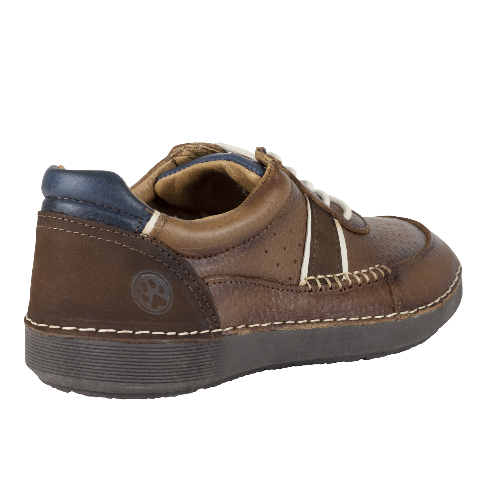 Zapato Casual Para Hombre Urbano Lobo Solo 8163 Camel Piel