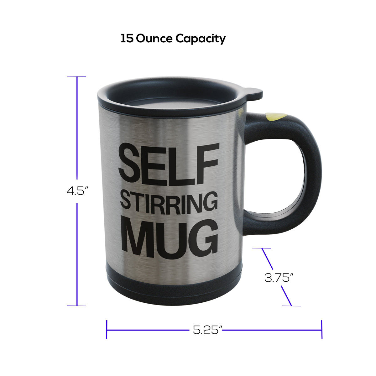 Taza Térmica Automática Mezcladora Con Agitador Para Bebidas
