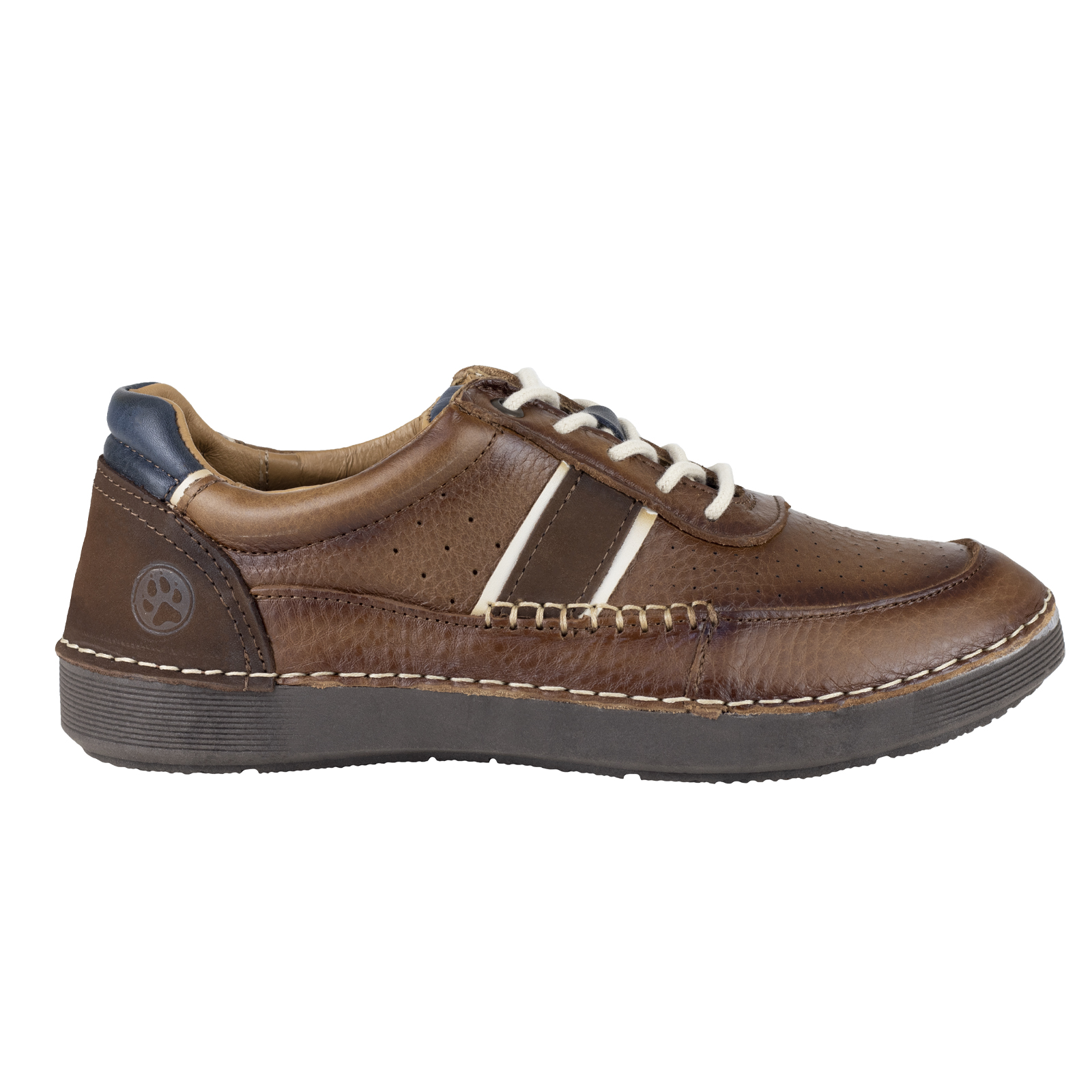 Zapato Casual Para Hombre Urbano Lobo Solo 8163 Camel Piel