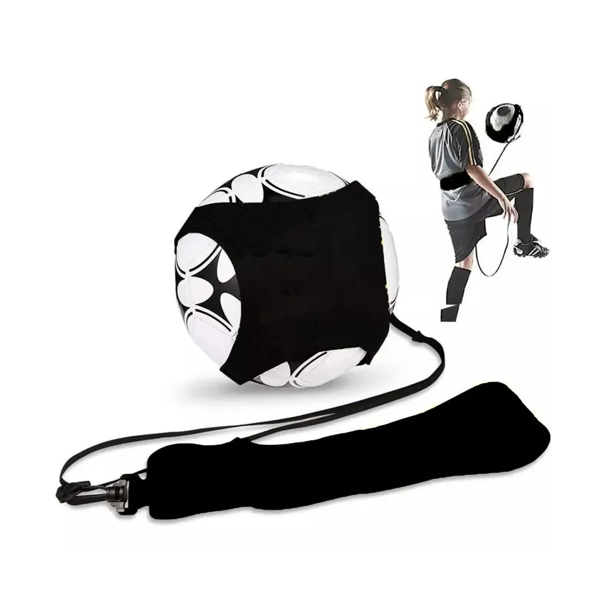 Cinturón De Entrenamiento Con Balón De Fútbol Vóleibol.