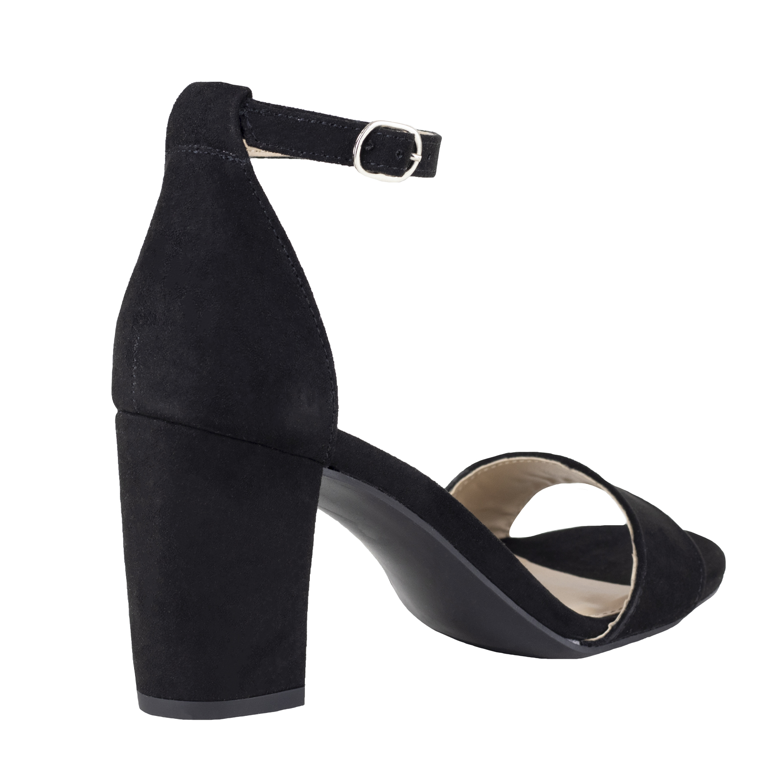 Zapatilla De Vestir Tacon Mujer Lady Paulina 33801 Dzn Negro.