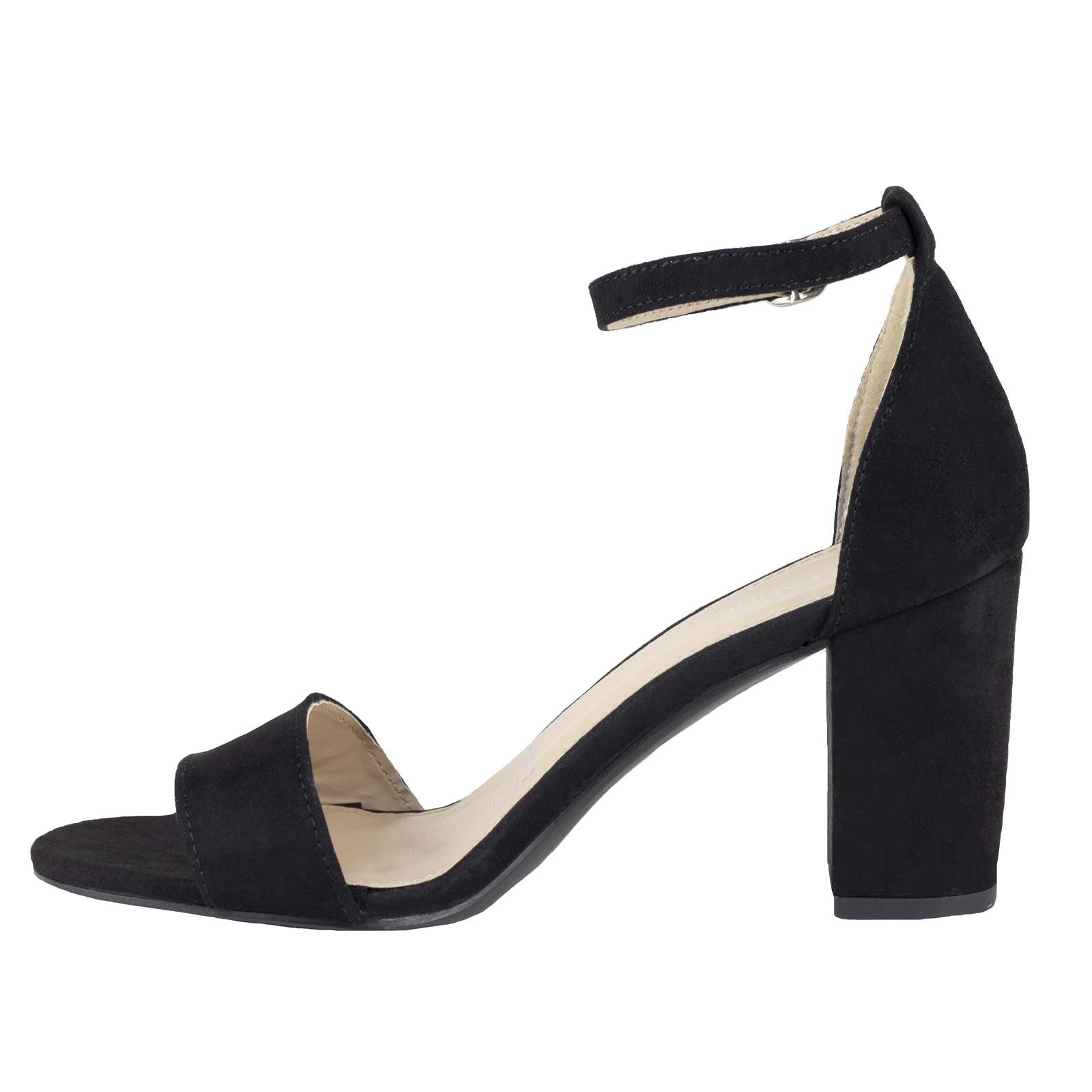 Zapatilla De Vestir Tacon Mujer Lady Paulina 33801 Dzn Negro.