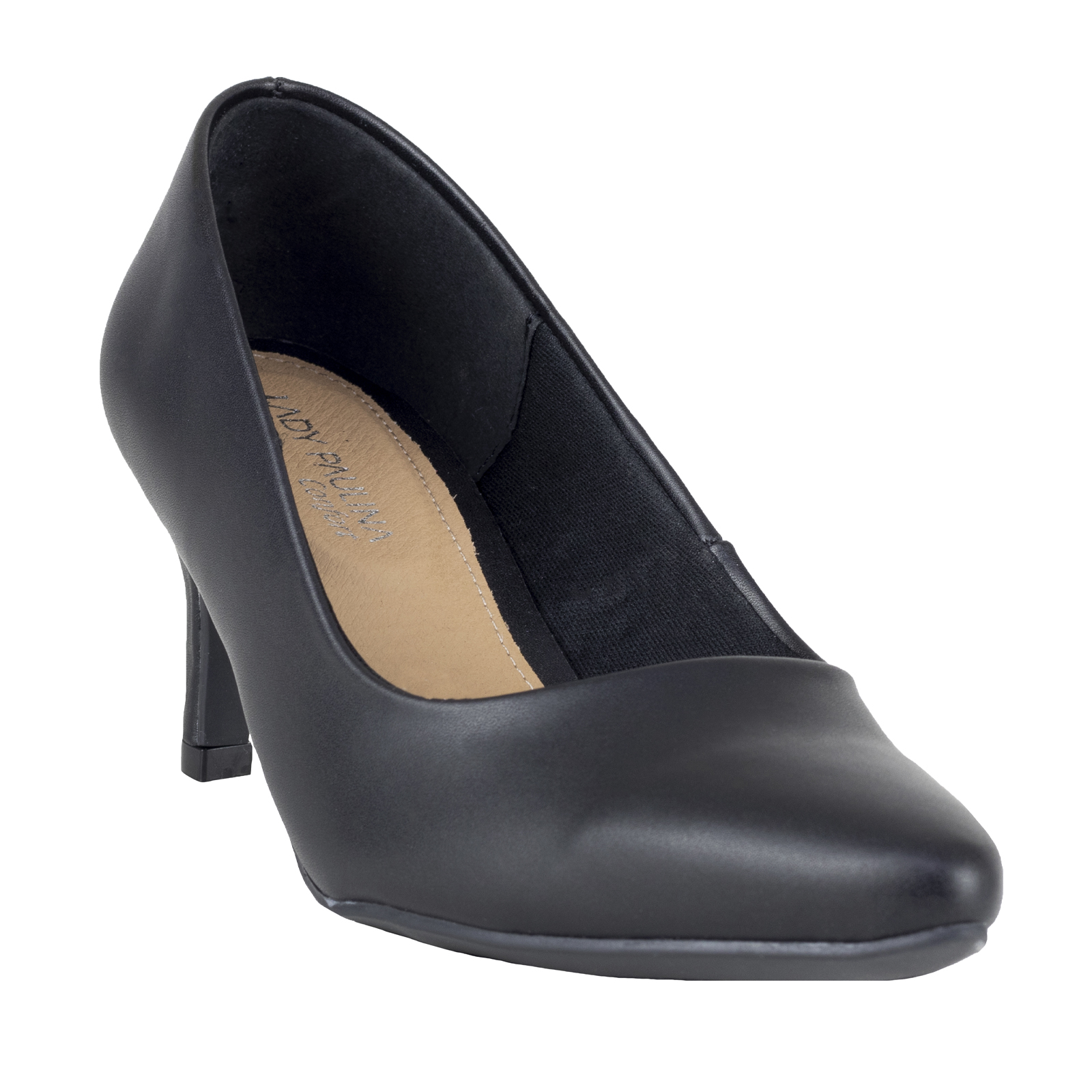 Zapatilla Negra De Vestir Clasica Mujer Lady Paulina 22901.