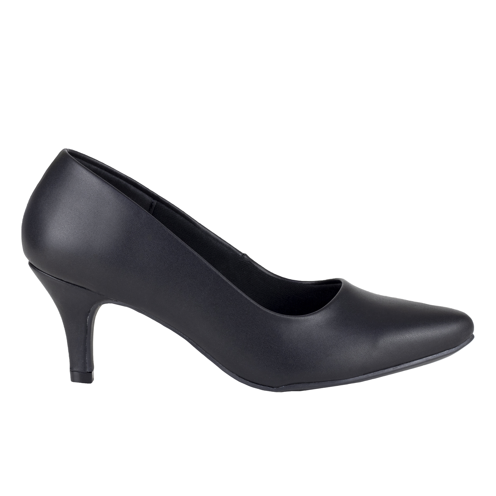 Zapatilla Negra De Vestir Clasica Mujer Lady Paulina 22901.