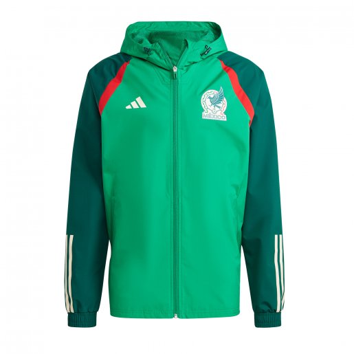 Chamarra Rompevientos Original Adidas Selección Mexicana mundial 2022 HF1379.