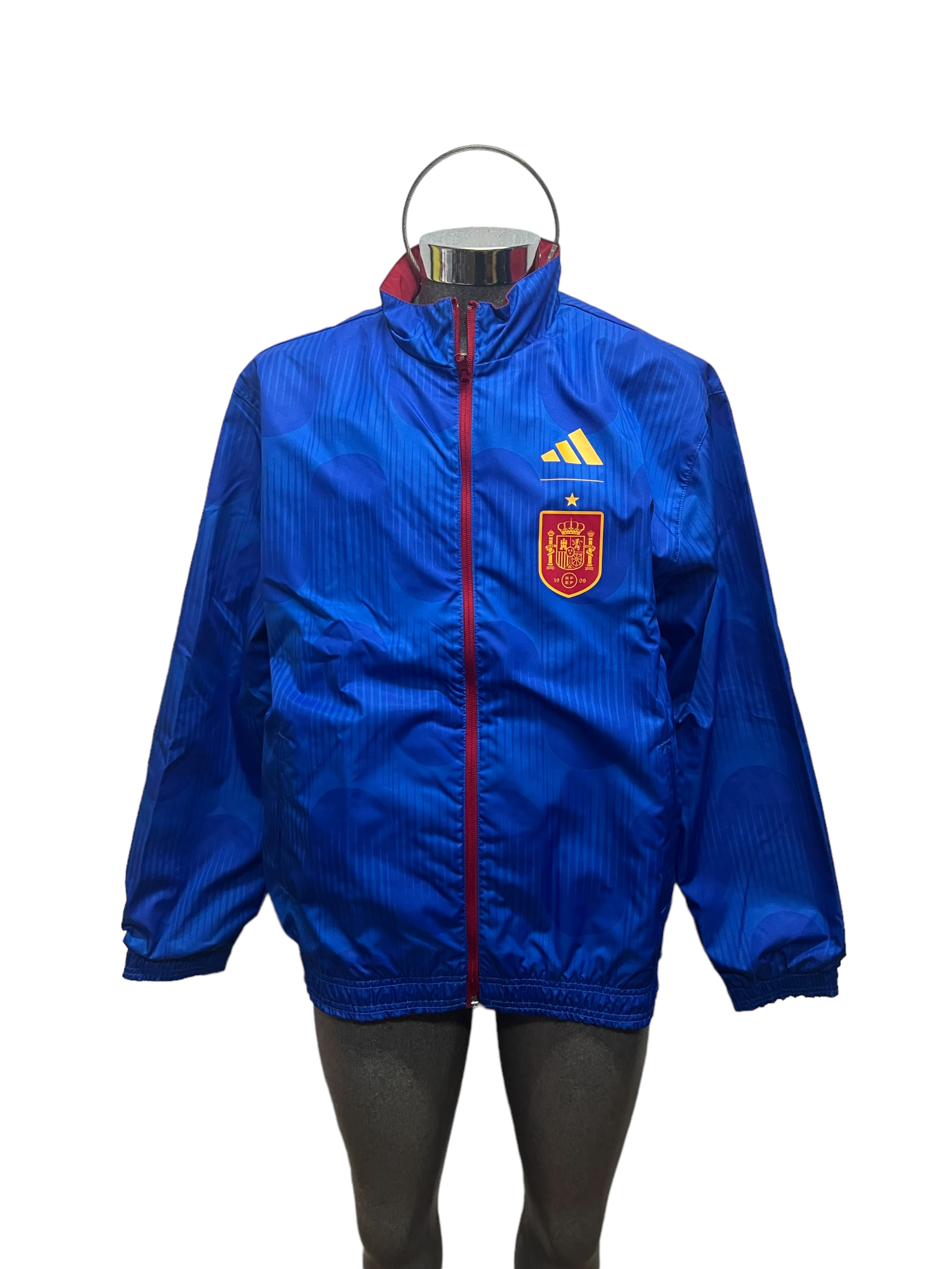 Chamarra Original Adidas Selección España doble visita mundial 2022 HE8920.