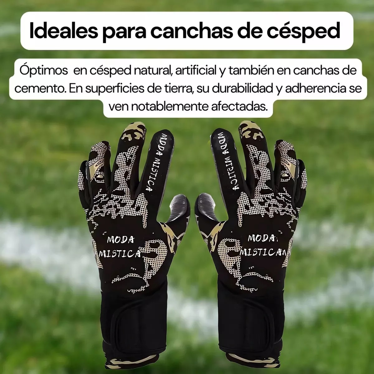 Guantes De Portero Profesional Fútbol Antidesliz Talla 8 Adulto.