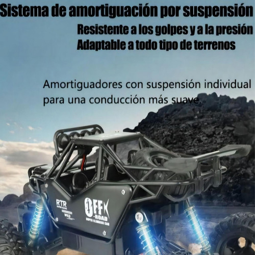 1:16 2.4g Aleación Carros Control Remoto 4x4 Todo Terreno.