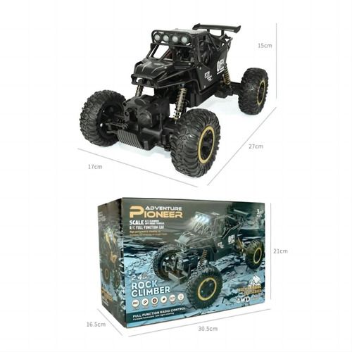 1:16 2.4g Aleación Carros Control Remoto 4x4 Todo Terreno.