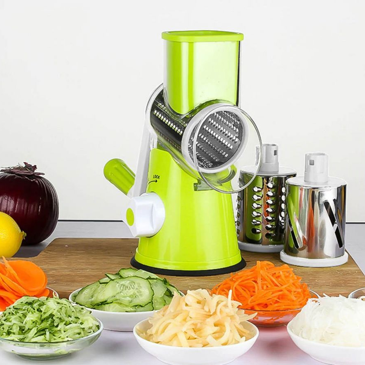 Rallador Cortador De Verdura Picador Manual Cocina Slicer