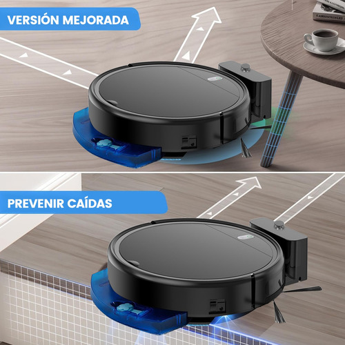 Aspiradora Inteligente Robot Depósito De Agua 4800 Pa Wifi.