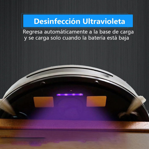 Aspiradora Inteligente Robot Depósito De Agua 4800 Pa Wifi.