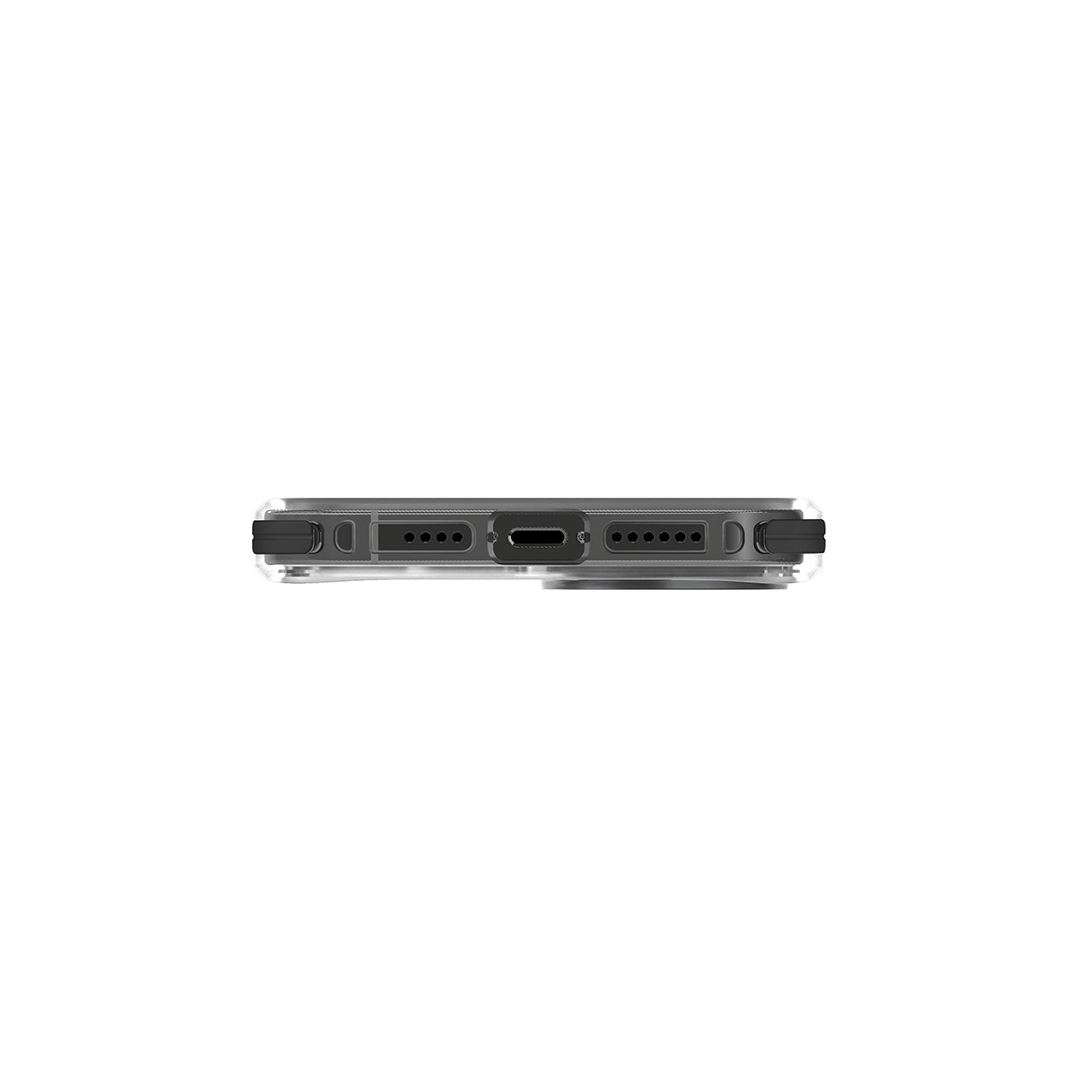 Funda Híbrida Bumper iPhone 15 Pro Max Combat Negro Uniq.