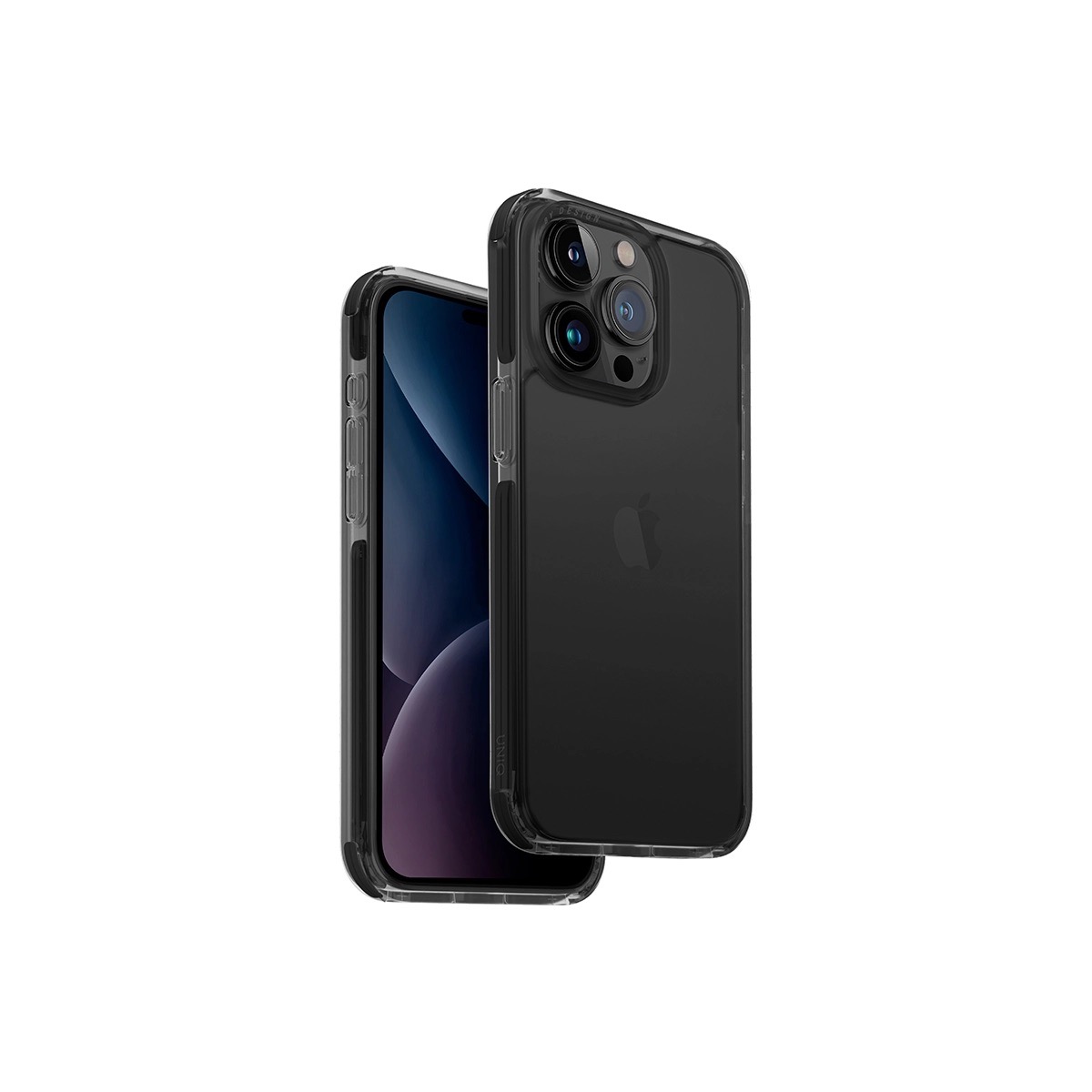Funda Híbrida Bumper iPhone 15 Pro Max Combat Negro Uniq.