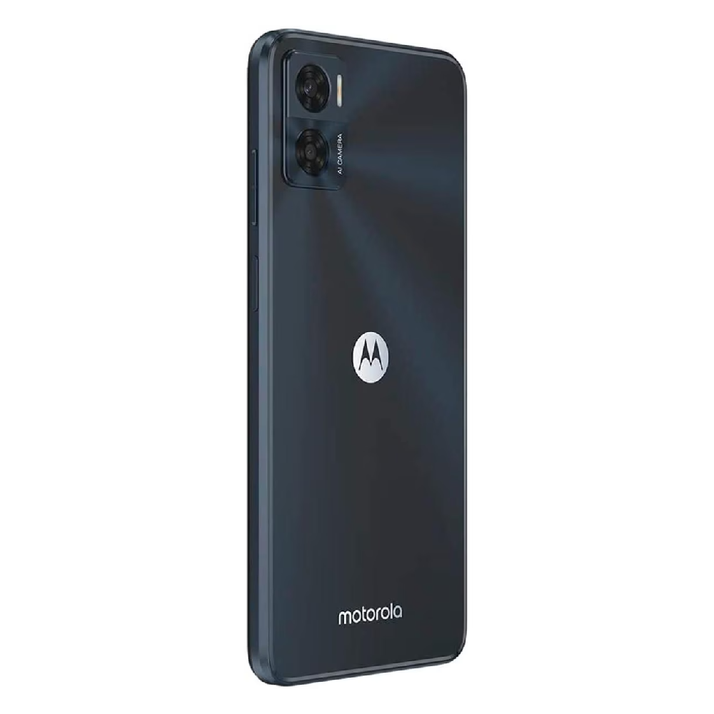 Motorola Moto E22 Dual SIM 64GB 4GB Triple Camara 1000MP Lector de Huella - Negro.