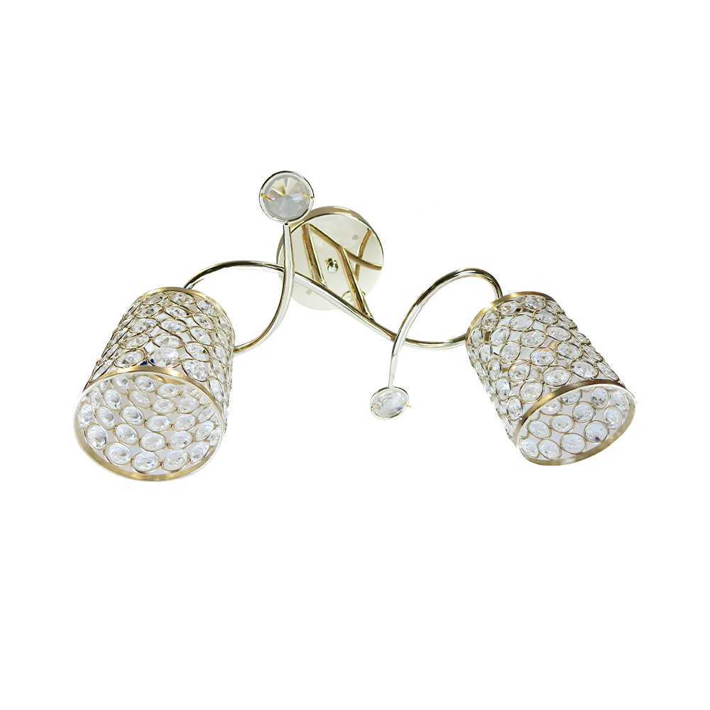 Lámpara Semi plafón KALISH Dorado Mil Luces