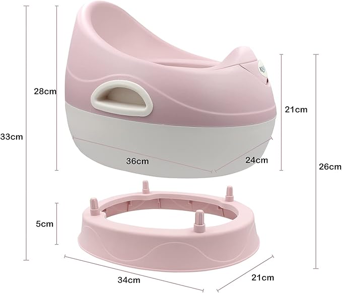 A Bañito Entrenador Para Niño Kool Baby Mod. Kool Potty (Rosa).