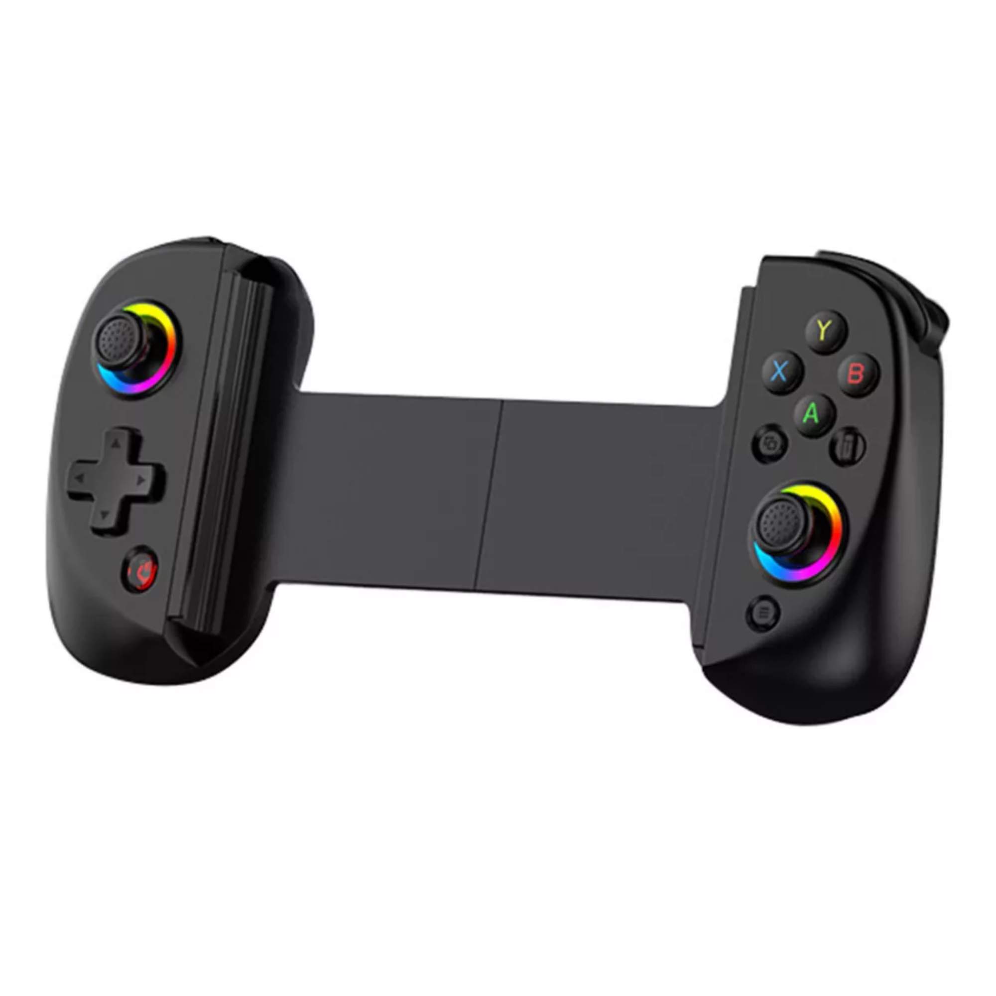 Control Gamepad Bsp D8 Joystick Rgb HallEfct Compatible Con iPhone Android Nintendo, Ps3, Ps4, Ps5, Color Negro