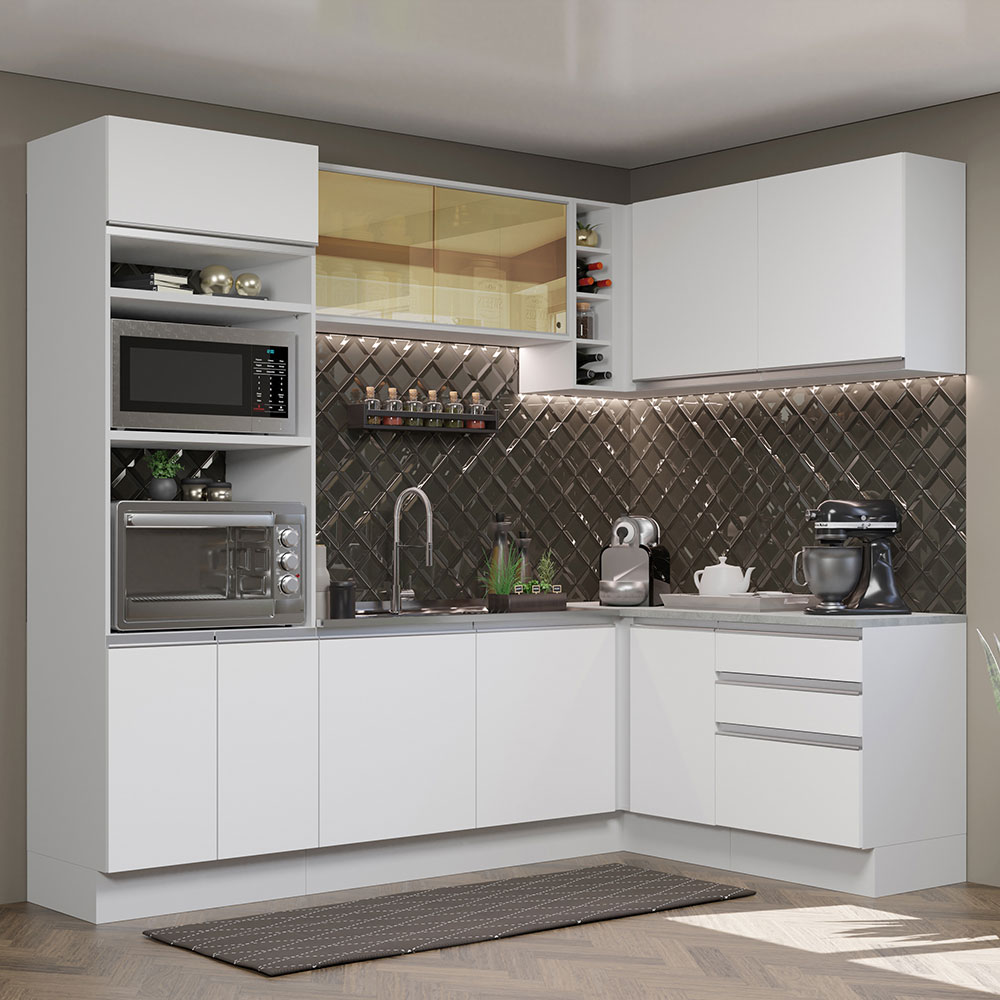 Cocina Integral Completa Modular Madesa Glamy 399cm BB 02