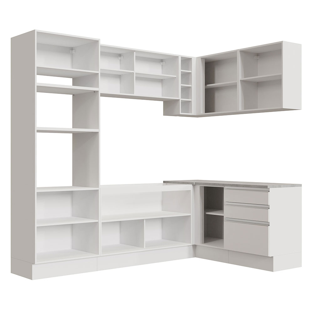 Cocina Integral Completa Modular Madesa Glamy 399cm BB 02