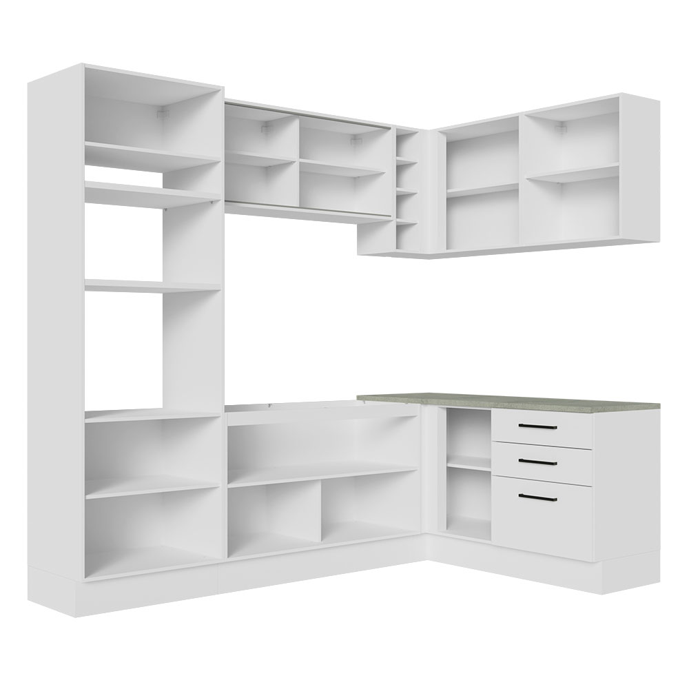 Cocina Integral Completa Modular Madesa Agata 399cm BB 01