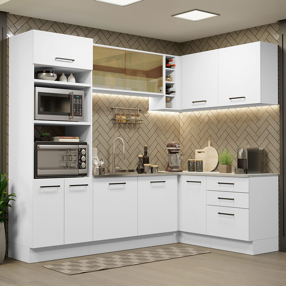 Cocina Integral Completa Modular Madesa Agata 399cm BB 01