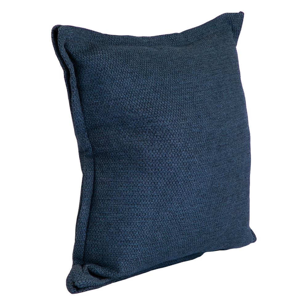 Set de 4 Cojines Decorativos Dicasa Rivo Kappa Rivoli Azul.
