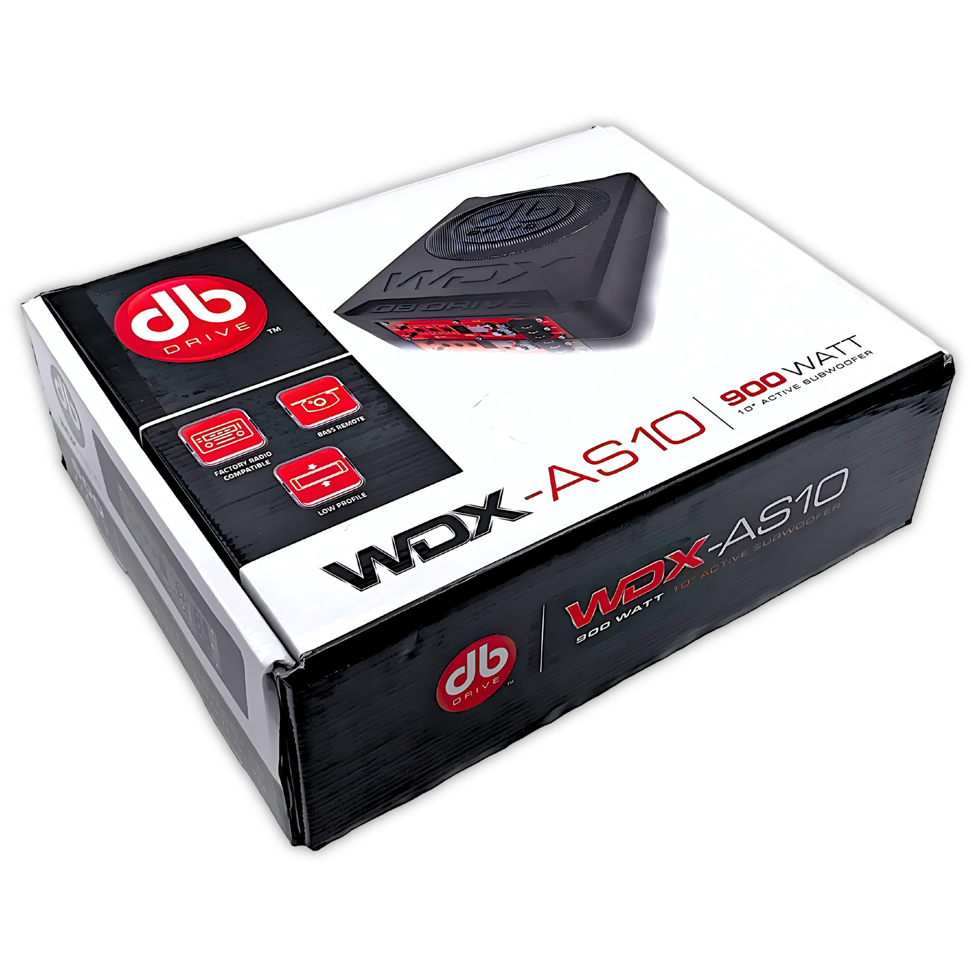 Subwoofer Amplificado DB Drive WDXAS10 900W 10 PLG 4 Ohms
