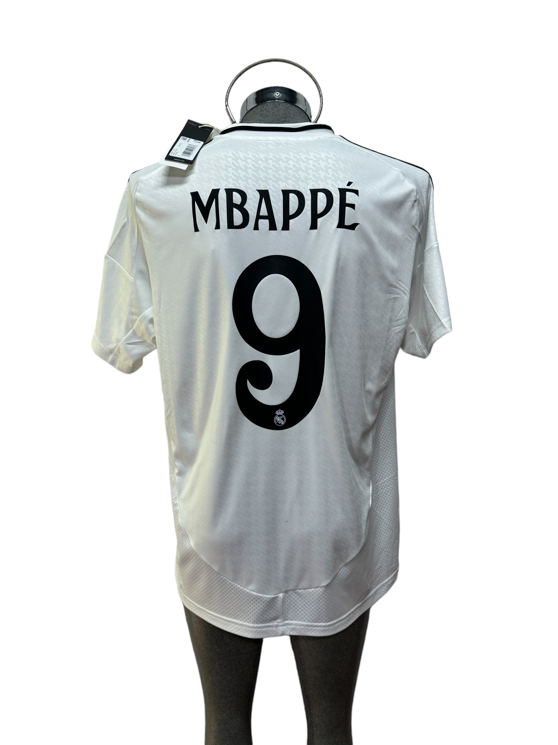 Jersey Original Adidas Real Madrid local Champios league 2024-2025 Mbappe #9 IU5011-9