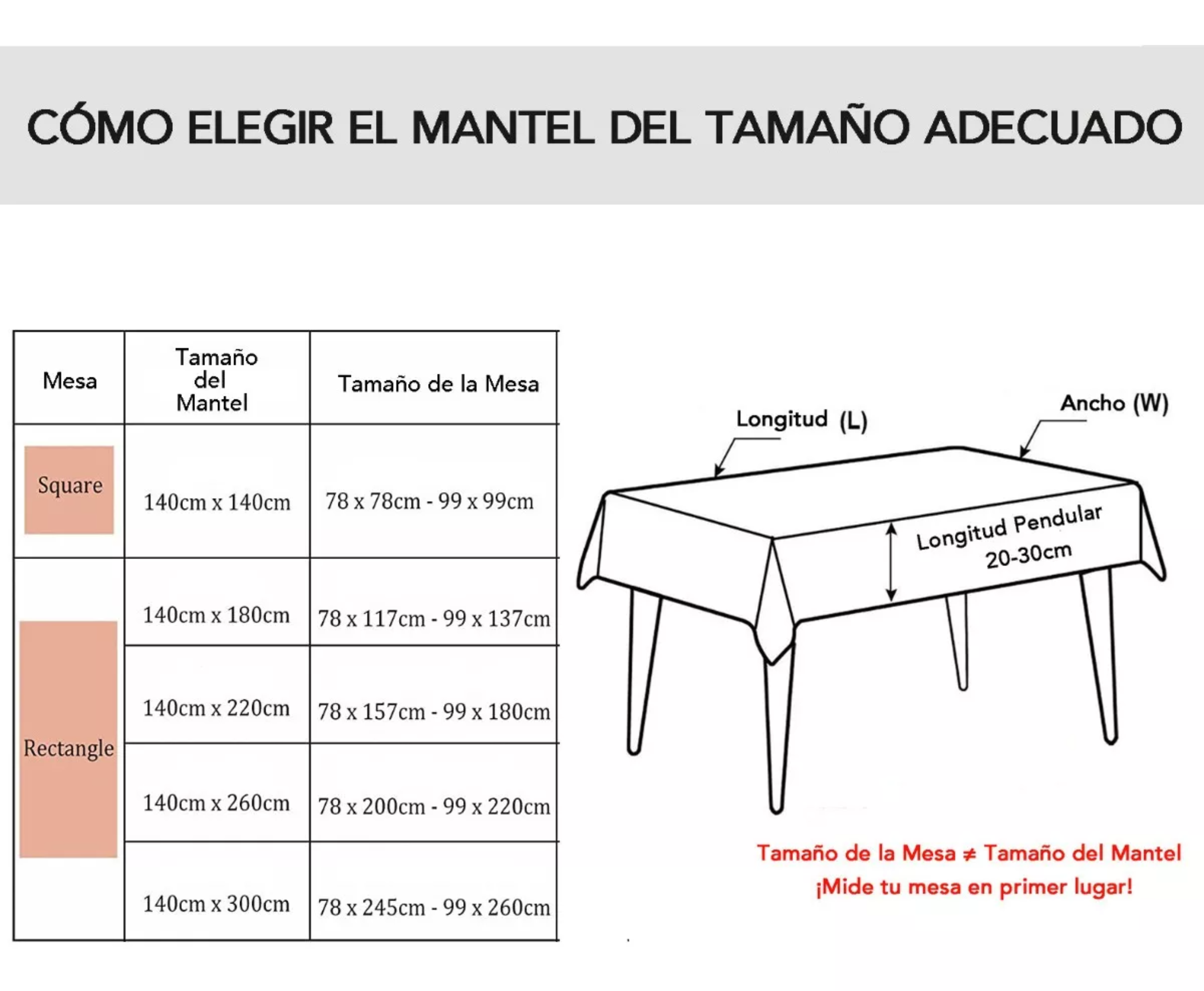 Mantel Rectangular A Cuadros En Blanco Y Negro 140x180/200cm
