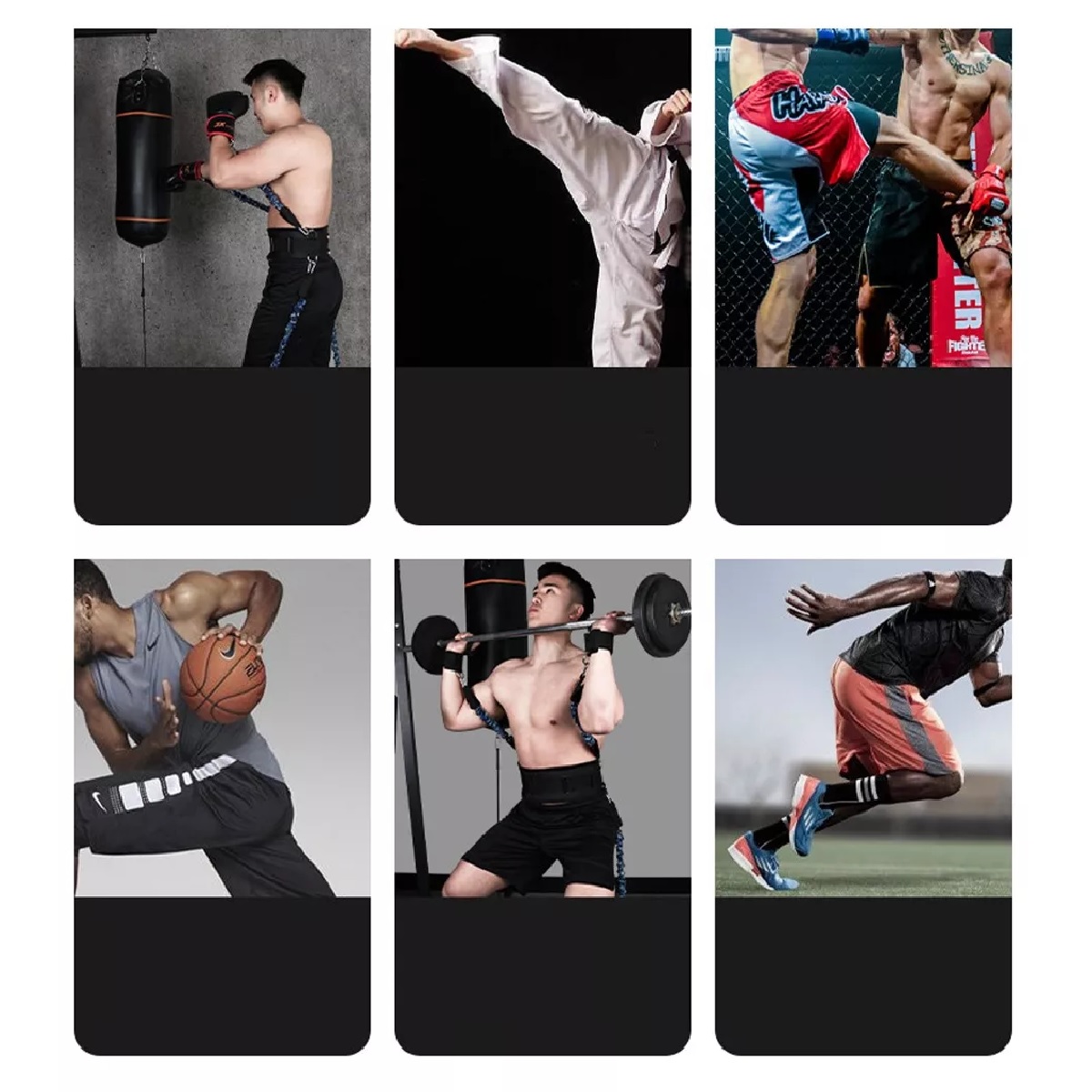 Ligas De Resistencia Entrenamiento Fitness Velocidad D Boxeo Verde