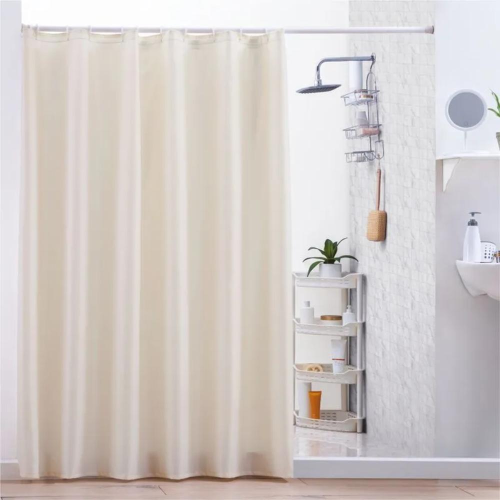 Cortina De Baño Impermeable Estándar Beige Concord