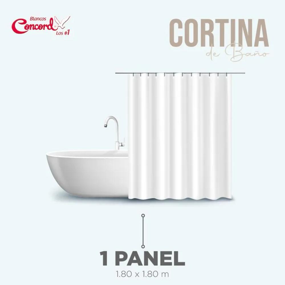 Cortina De Baño Impermeable Estándar Beige Concord