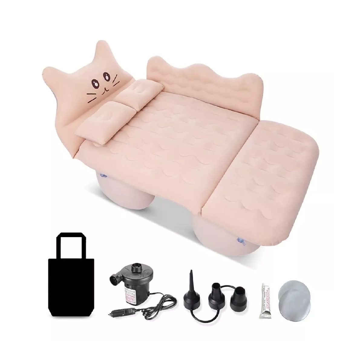 Colchón Inflable Niño Camping Ligth Beige